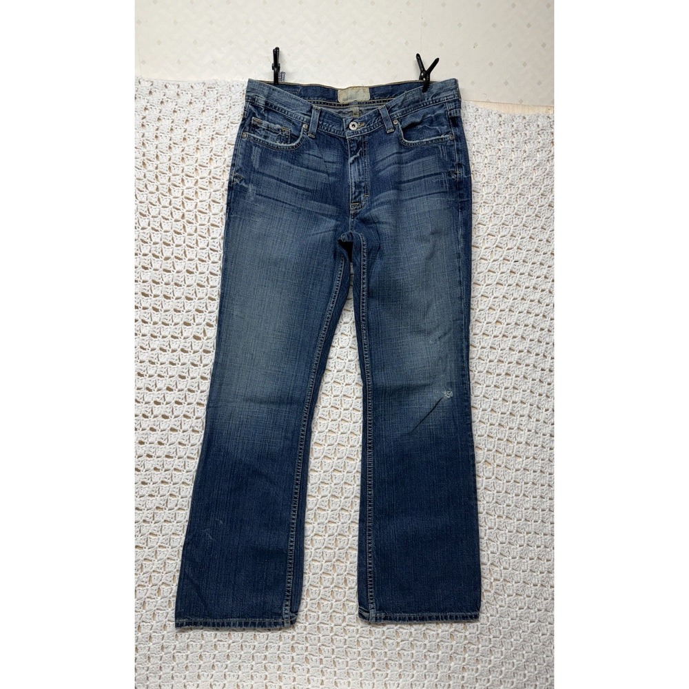 BKE Carson Jeans Mens Size 33x32 Blue Denim Bootcut Western 100%Cotton